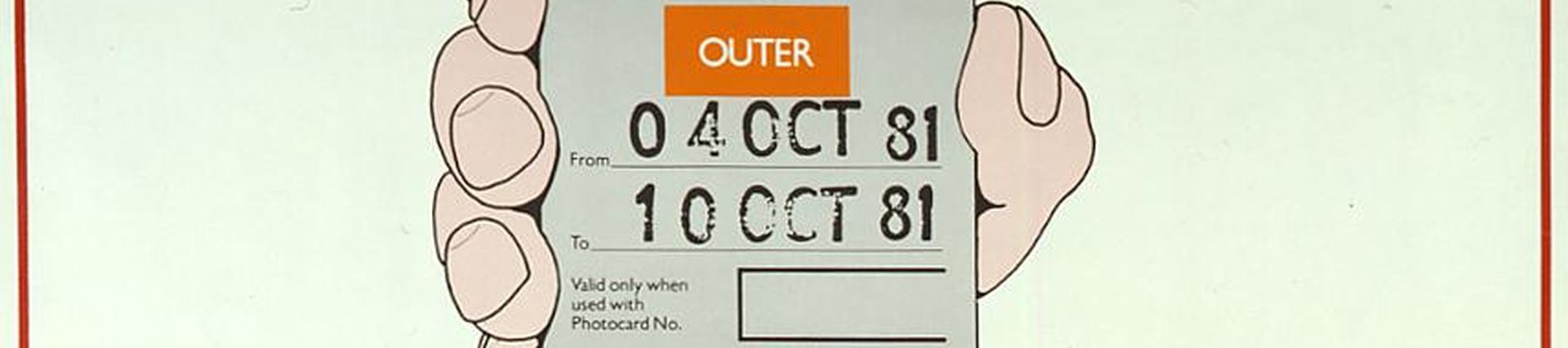 Poster; The new weekly bus passes, unknown, 1981