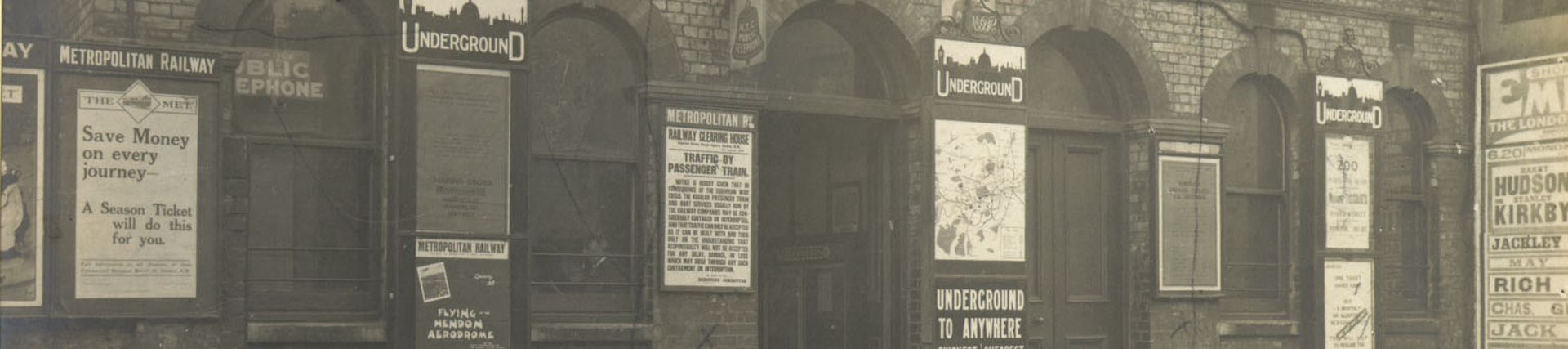 St Mary's Underground station, Metropolitan and District Railway, 1916