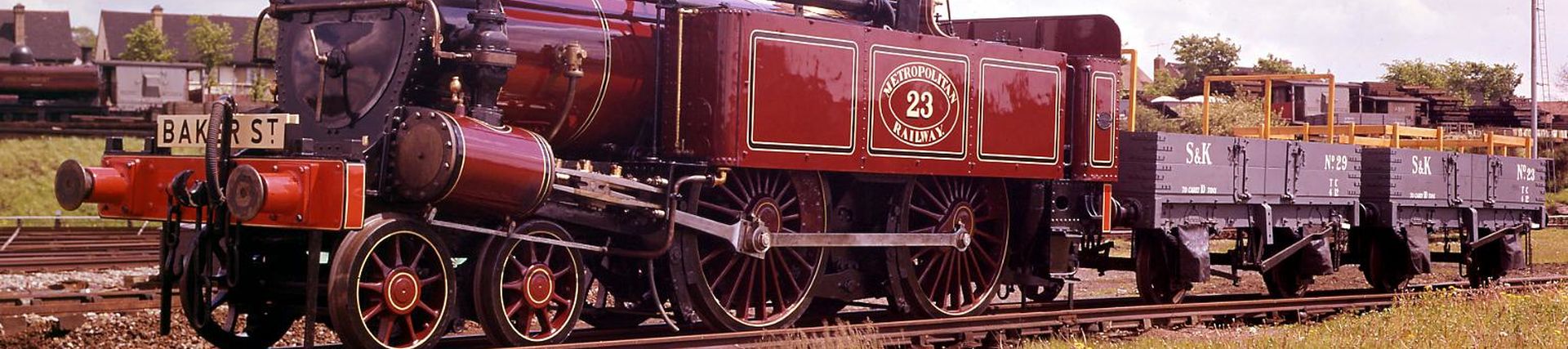 Metropolitan Railway A class 4-4-0T steam locomotive No. 23, 1866