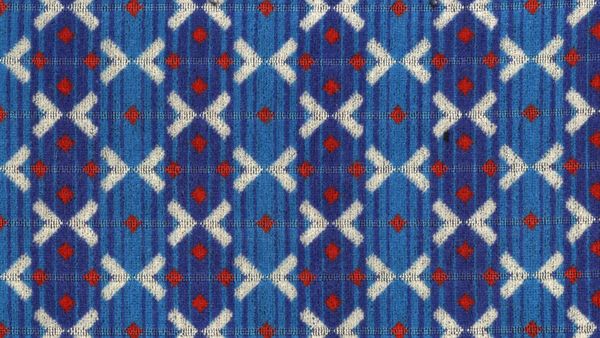 Moquette sample; design for the Victoria line, design number 30667,  designed by Bombardier, 2009