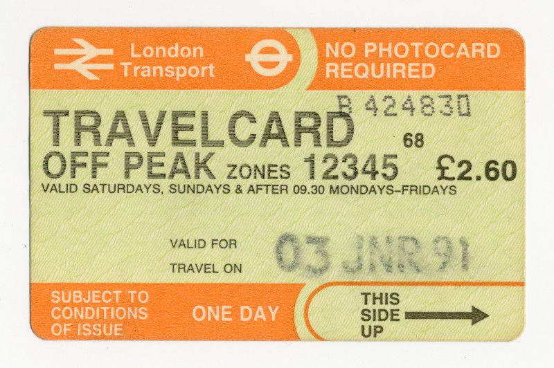off peak travel card stevenage to london